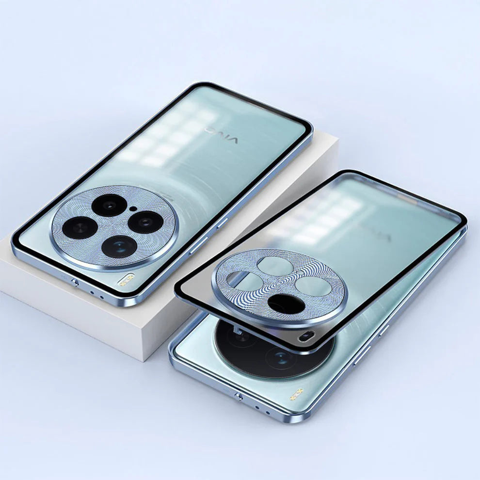 Vivo X300 Pro 5G Aluminium Metal Bumper Shield Transparent Back Case