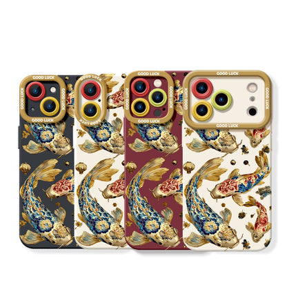 Floral Golden Art Case Series
