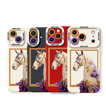 Floral Elegance Horse Design Case Series