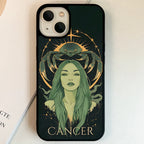 Zodiac Cancer Sign Glass Case