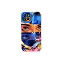 Divine Glimpse Artistry Silicone Case for Apple iPhone Series