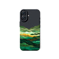 Emerald Waves Artistry Silicone Case for Apple iPhone Series