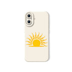 Golden Sunrise Art Silicone Case for Apple iPhone Series