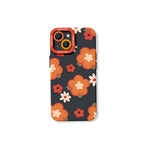 Retro Petal Pop Silicone Case for Apple iPhone Series