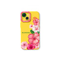 Floral Bloom Delight Silicone Case for Apple iPhone Series