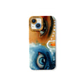 Divine Gaze Watercolor Art Silicone Case for Apple iPhone Series