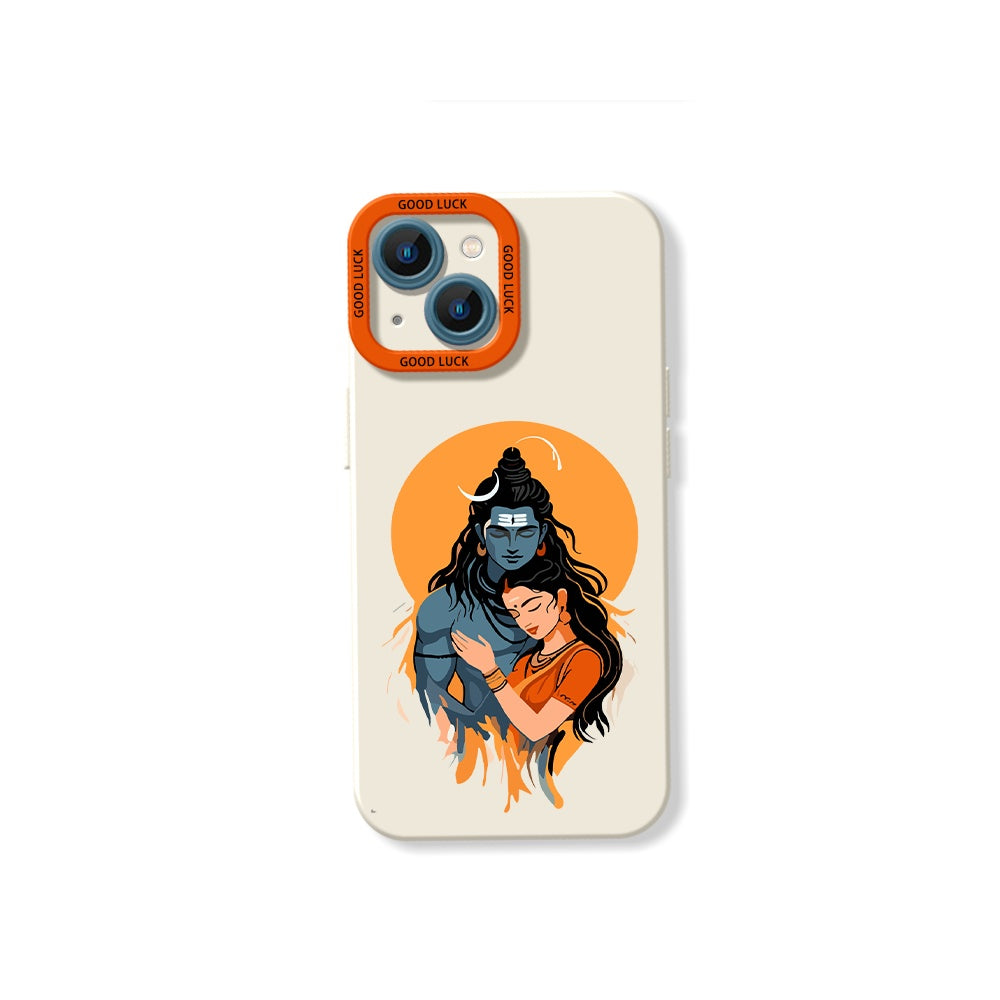 Divine Embrace Art Silicone Case for Apple iPhone Series