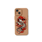 Firestorm Dragon Art Silicone Case for Apple iPhone Series