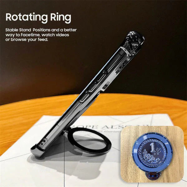 Samsung Galaxy M56 5G Premium Billion Wheel Rotating Shockproof Airbags Case
