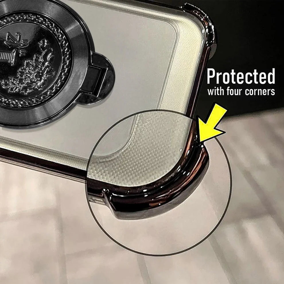 Samsung Galaxy M56 5G Premium Billion Wheel Rotating Shockproof Airbags Case