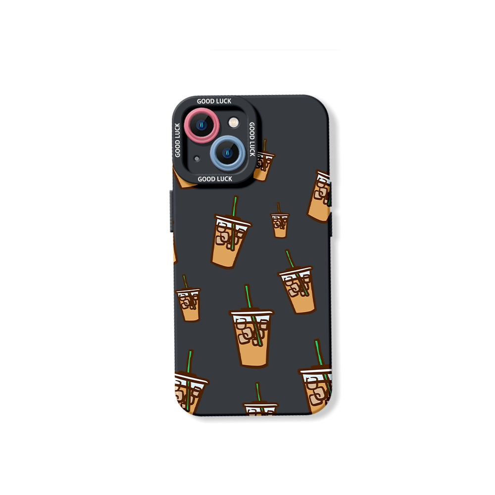 Daily Latte Delight Silicone Case for Apple iPhone Series