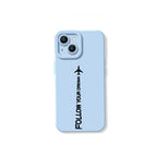 Dream Chaser Jet Black Silicone Case for Apple iPhone Series