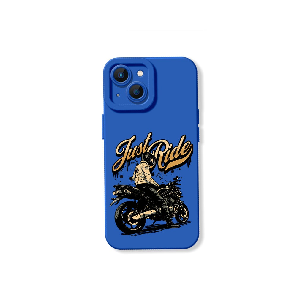 Ride Free Motorcycle Adventure Silicone Case for Apple iPhone Series