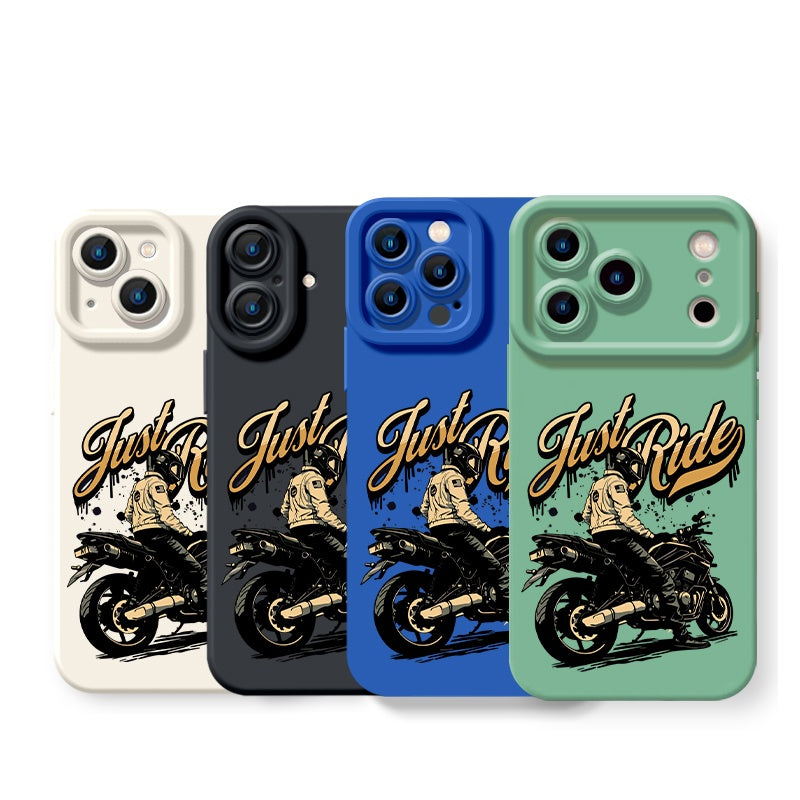 Ride Free Motorcycle Adventure Silicone Case for Apple iPhone Series