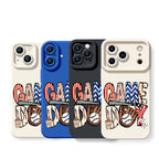 Game Day Baseball Vibes Silicone Case for Apple iPhone Series