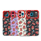 Movie Night Popcorn Tickets Silicone Case for Apple iPhone Series