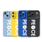 Peaceful Daisy Charm Silicone Case for Apple iPhone Series