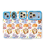 Adorable Animals Charm Silicone Case for Apple iPhone Series