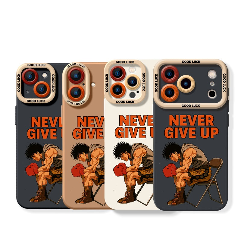 Motivational Boxer Silicone Case for Apple iPhone Series
