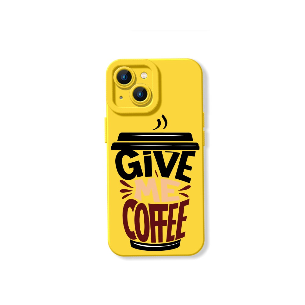 Coffee Craver Delight Silicone Case for Apple iPhone Series