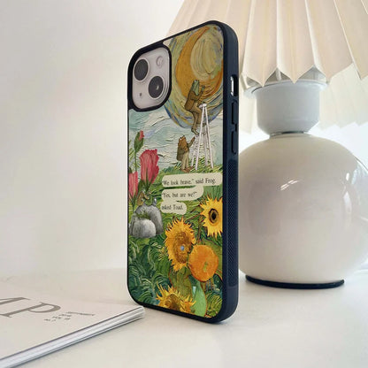 Brave Frog Journey Glass Case
