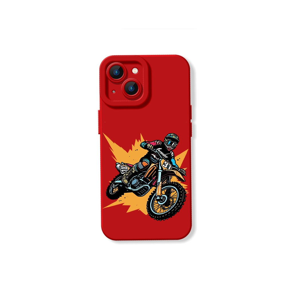 Motocross Adventure Silicone Case for Apple iPhone Series