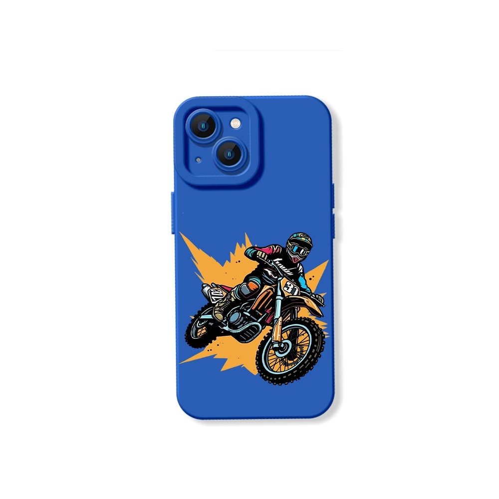 Motocross Adventure Silicone Case for Apple iPhone Series