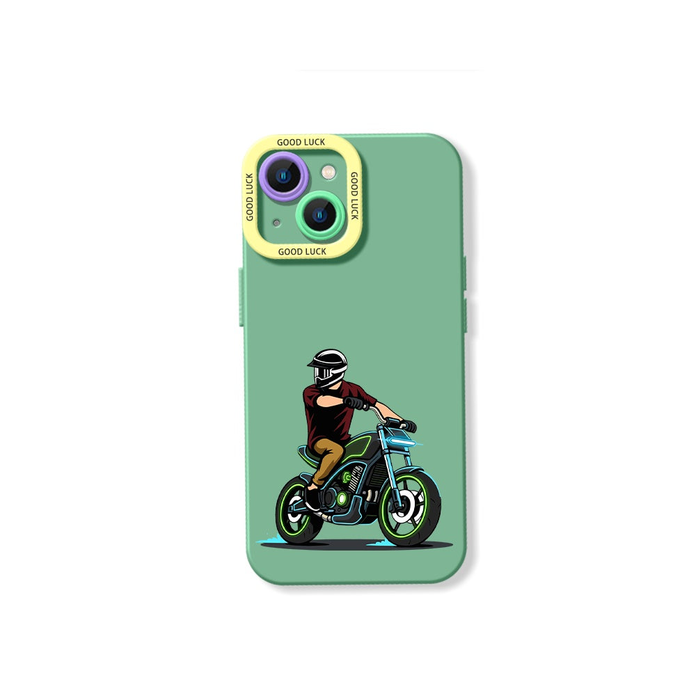 Road Warrior Biker Silicone Case for Apple iPhone Series